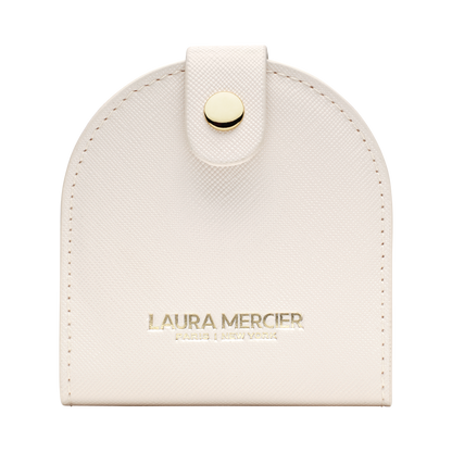 Cream Compact Mirror